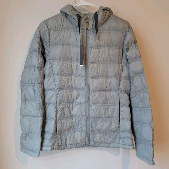 Calvin Klein Womens Down Jacket Size XS Gray Winter Coat Packable Lightweight - Picture 1 of 5